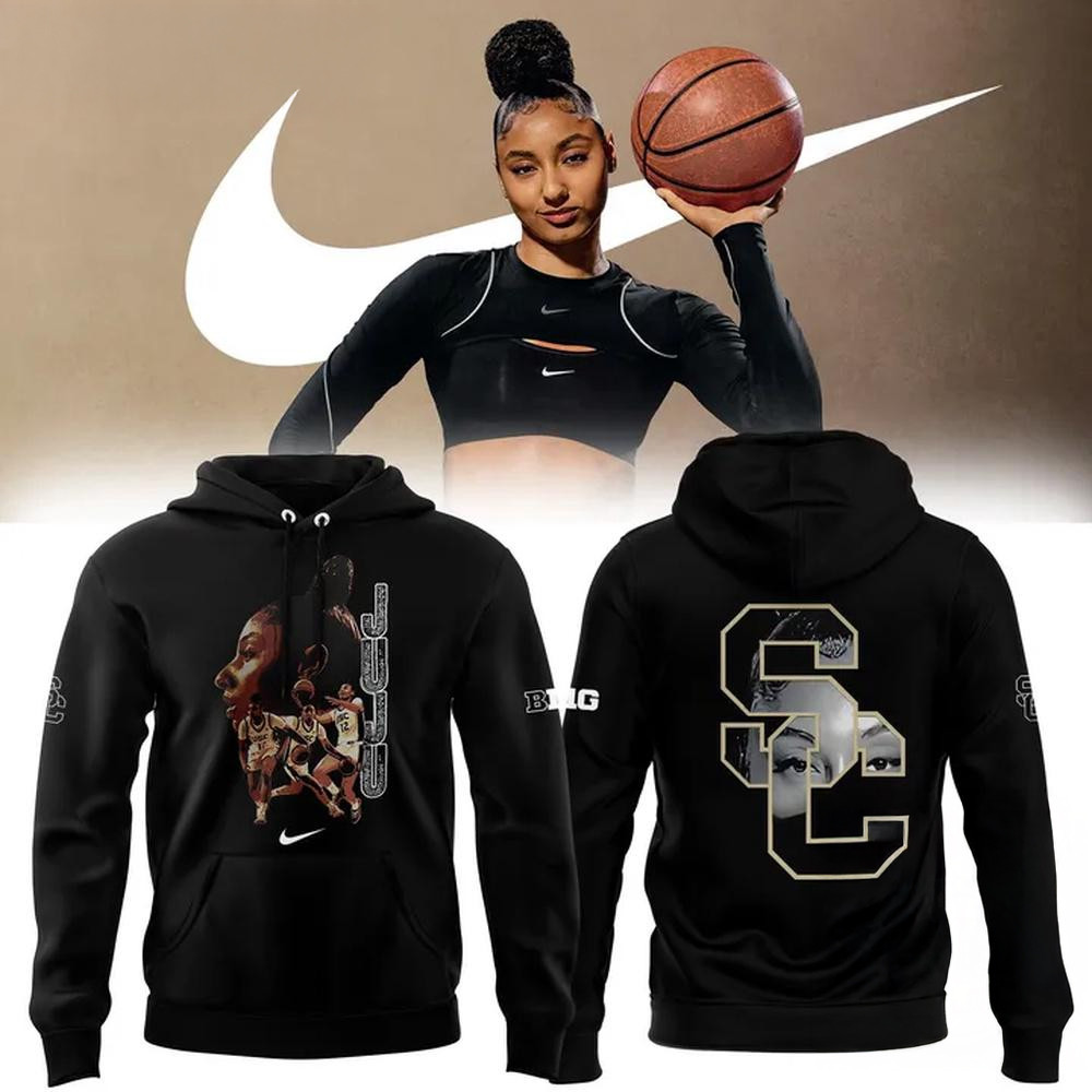 USC Trojans Women's Basketball JuJu Watkins Black Hoodie Basketball Fan Gift Ideas