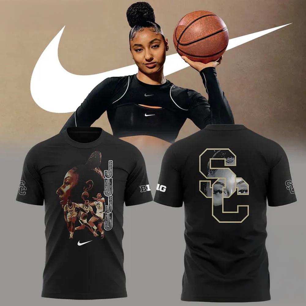 USC Trojans Women's Basketball JuJu Watkins Black Shirt Basketball Fan Gift Ideas