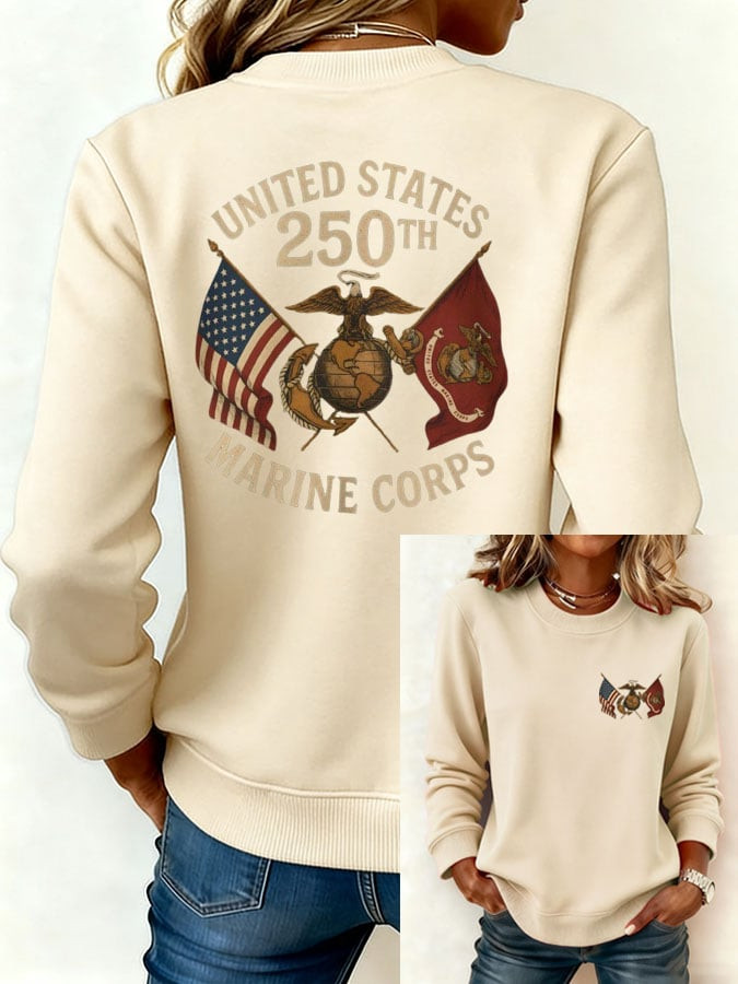 USMC 250 Years Anniversary Sweatshirt Marine Corps Apparel USMC Gift Ideas USMC 250 Years Anniversary Sweatshirt Marine Corps Apparel USMC Gift Ideas
