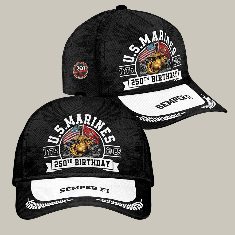 USMC 250Th Anniversary 1775 2025 Hat US Semper Fi Baseball Cap Gifts For Veterans