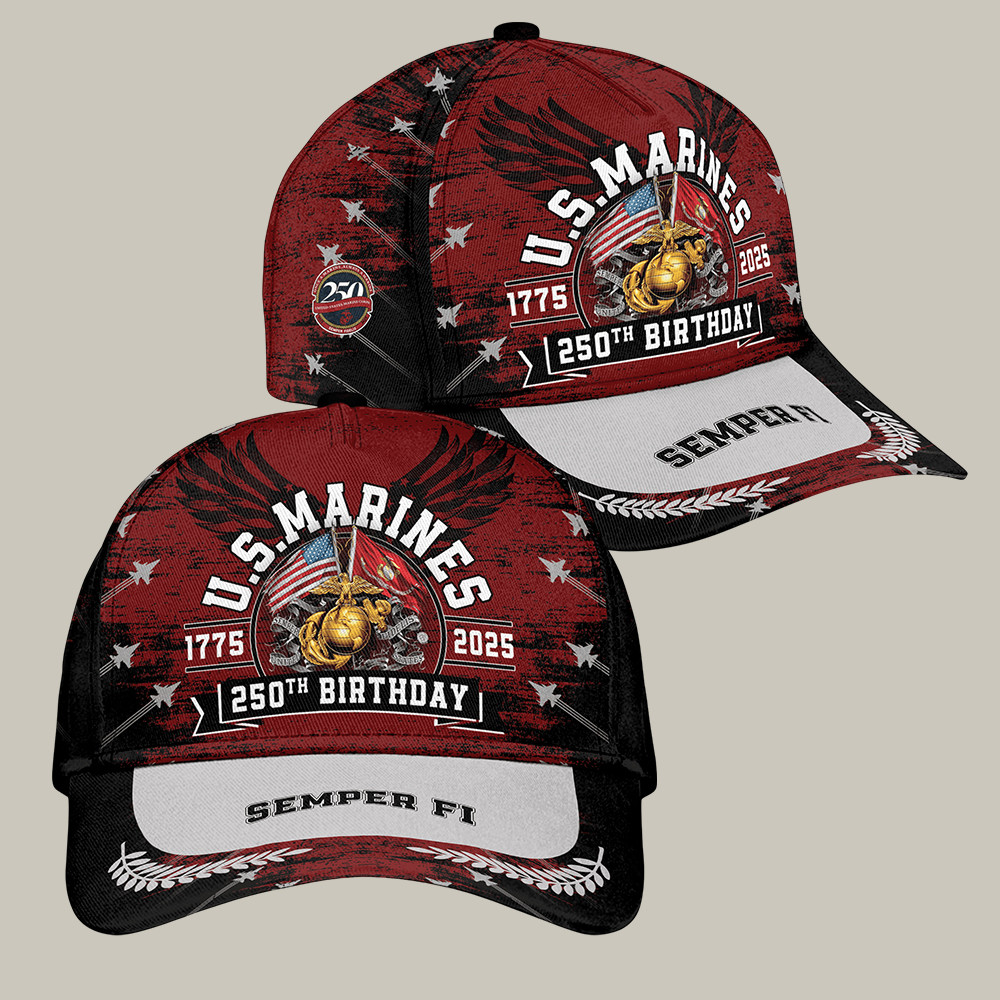 USMC 250Th Anniversary 1775 2025 Hat US Semper Fi Merch Gifts For Military