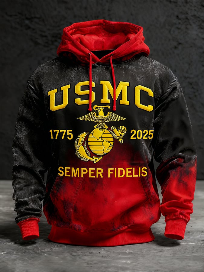 USMC 250Th Anniversary 1775 2025 Hoodie Semper Fidelis Marines Clothing USMC Gift Ideas
