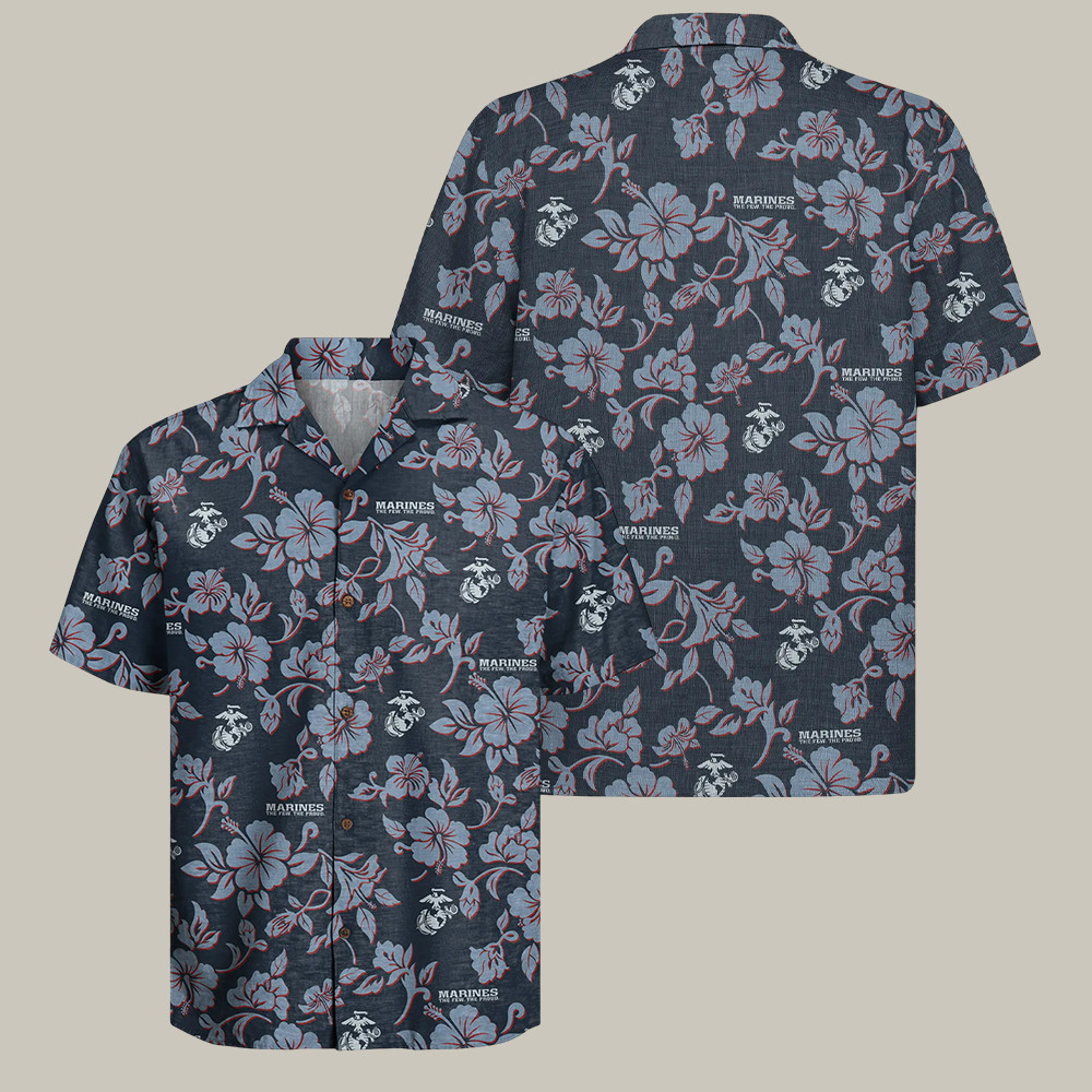 USMC 250th Anniversary Hawaiian Shirt Marines Pay The Price Veteran Merch Usmc Veteran Gifts