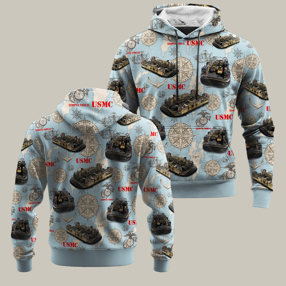 USMC 250Th Anniversary Hoodie Semper Fidelis Proud Veteran Apparel USMC Gifts