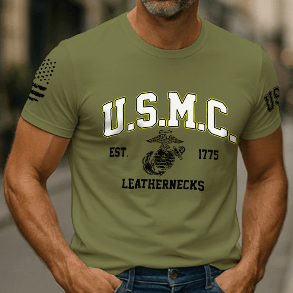 USMC 250Th Anniversary T-Shirt Leathernecks EST 1775 Shirt Best Gifts For Veterans