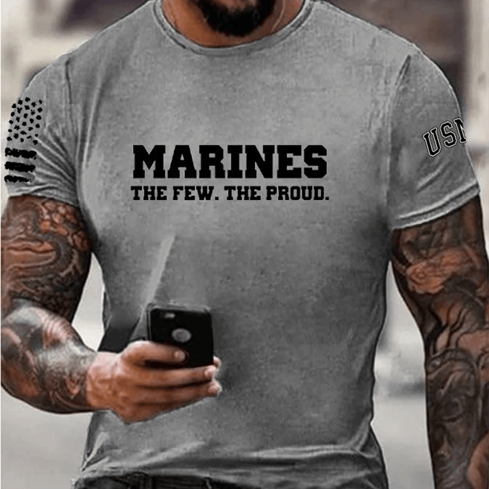 USMC 250th Anniversary T-Shirt Marines The Few The Proud Usmc Apparel Usmc Birthday Gifts
