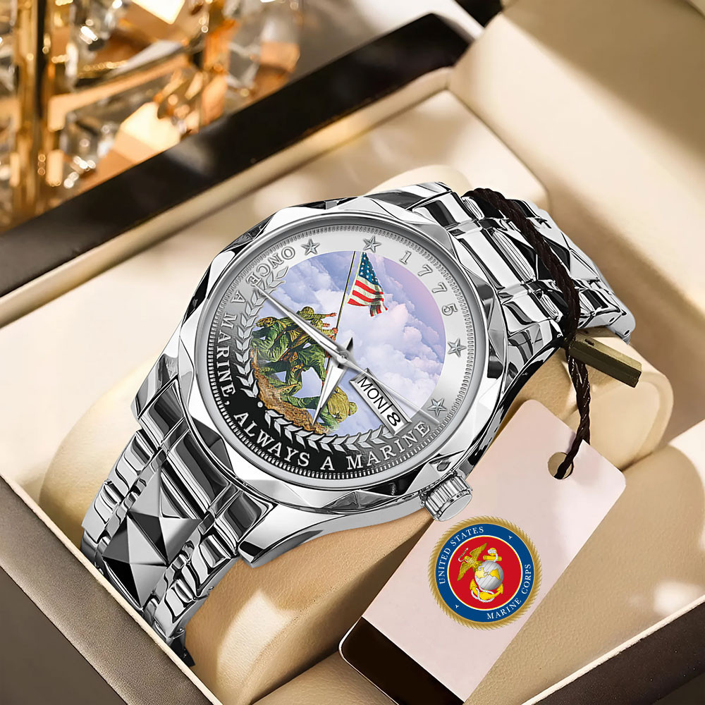 USMC Once A Marine Always A Marine Watch Best Christmas Gifts For Veterans