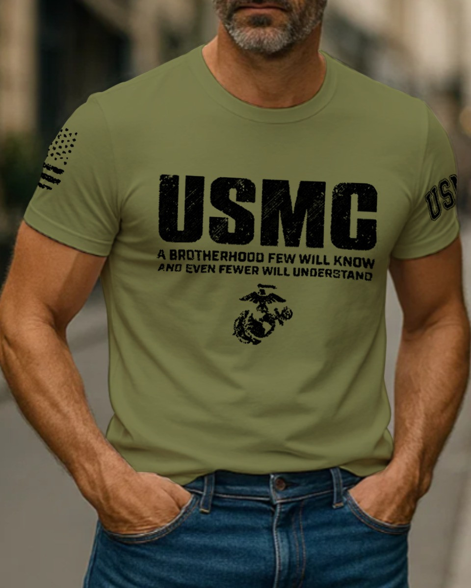 USMC The Few Will Know 4th Of July T-shirt Gifts For Marines