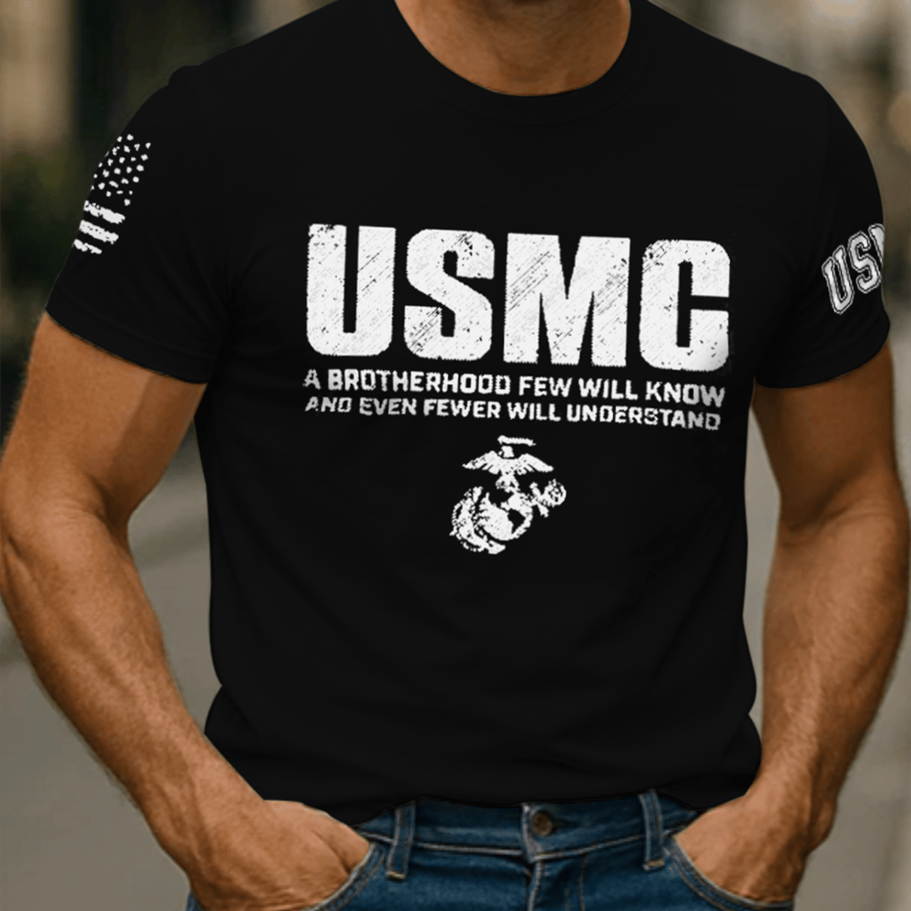 USMC The Few Will Know 4th Of July T-Shirt Proud Marine Corp Usmc Merch Gifts For Marines