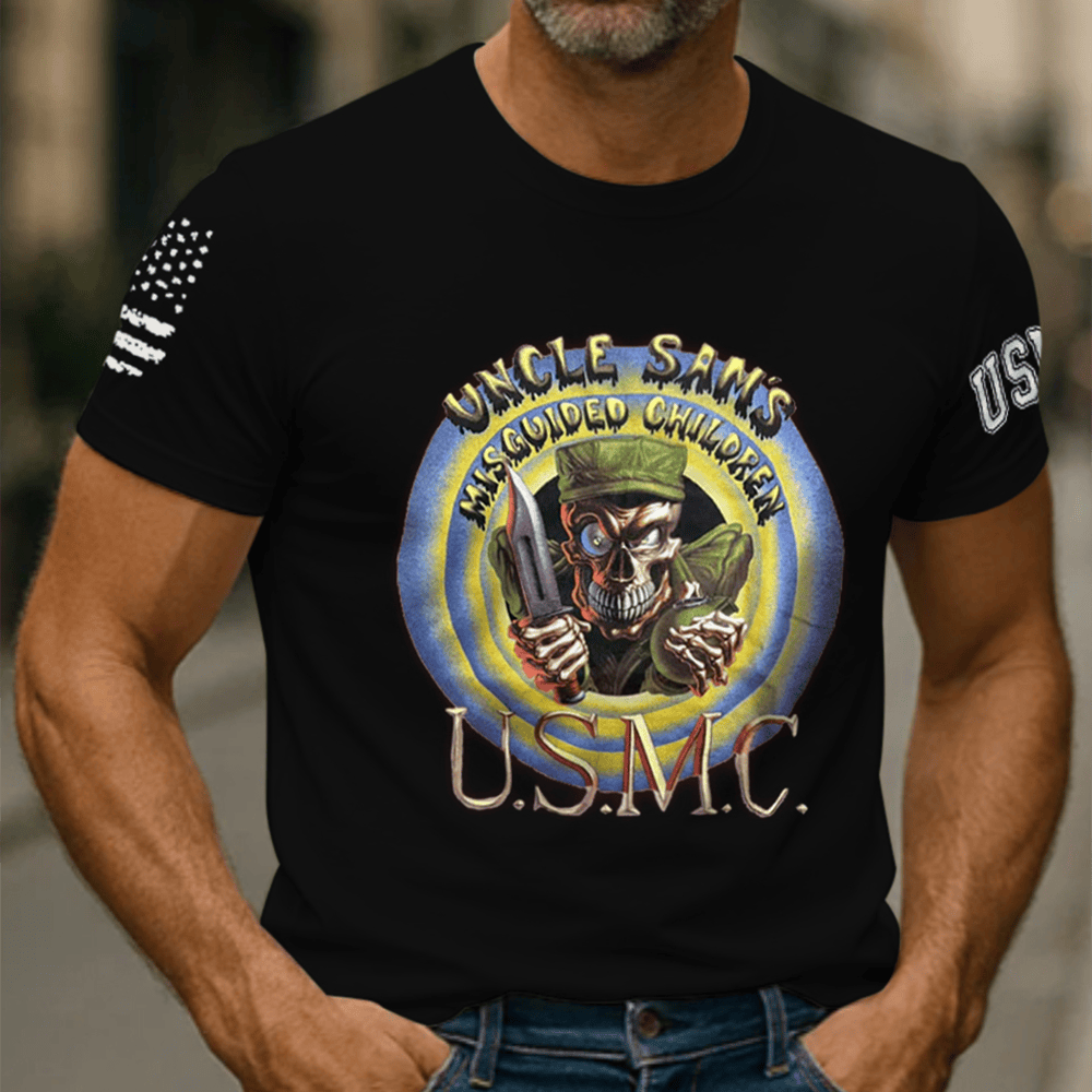 USMC Uncle Sam's Misguided Children T-Shirt Proud Marines Usmc Apparel Marine Corp Gifts