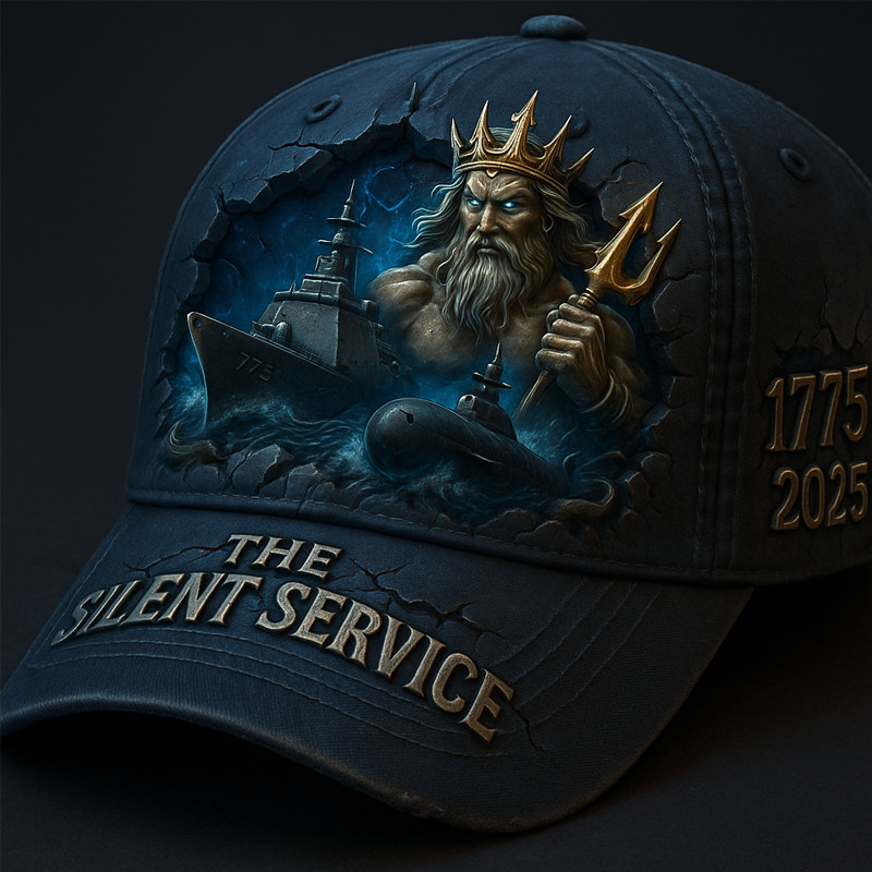 USN Submarine Force Hat The Silent Service 1775 2025 Cap Gifts For Navy Veterans