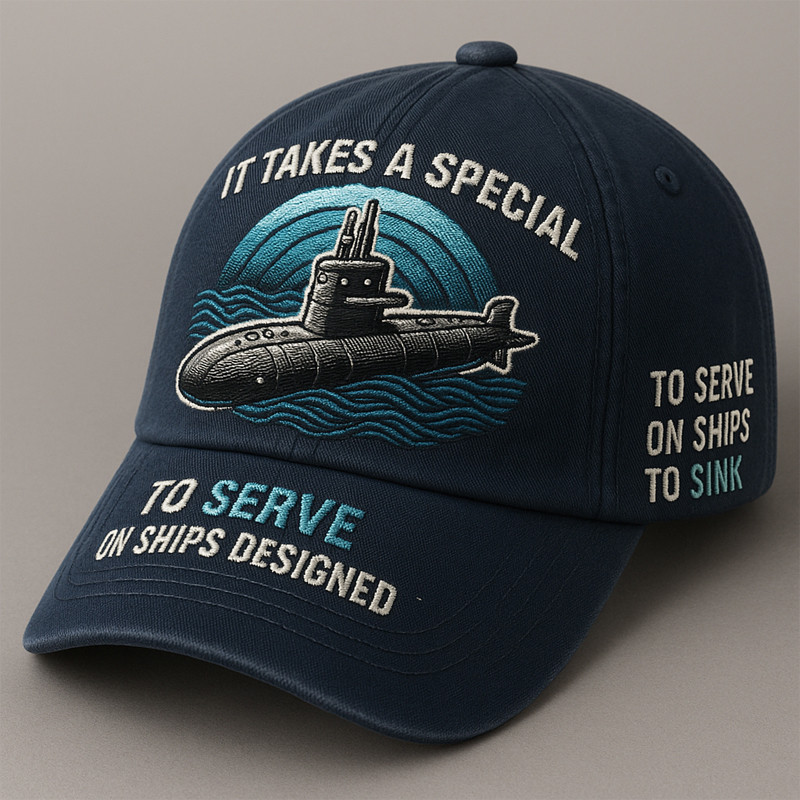USS It Takes A Special To Serve Hat Submarine Pattern Veteran Hat Unique Gift For Him