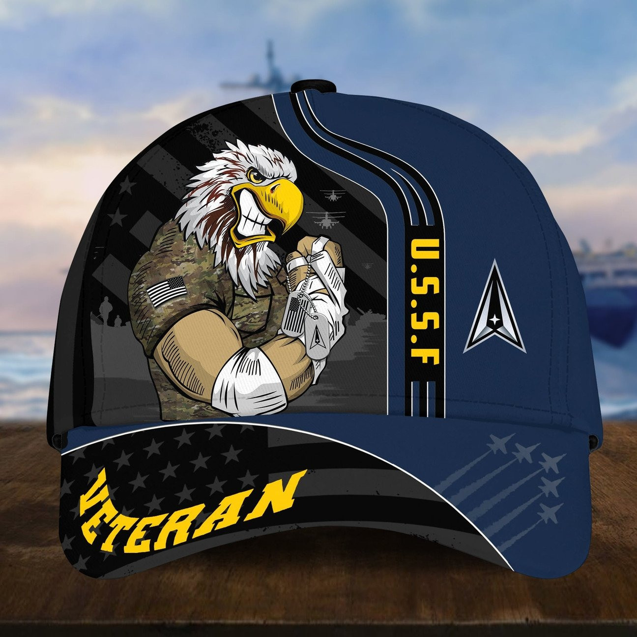 USSF Veteran Eagle Soldier Hat Gift for Patriots Army on Veterans Day