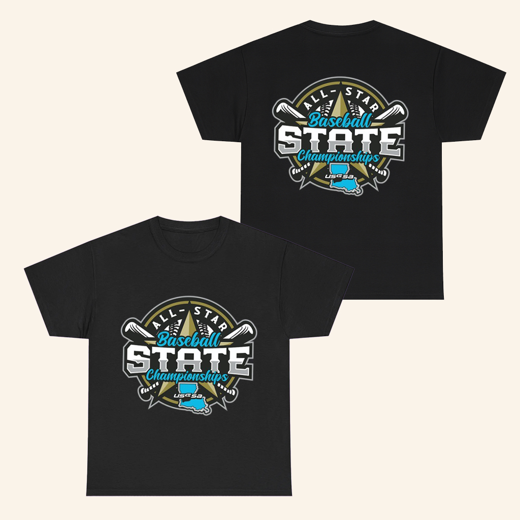 USSSA Baton Rouge All Star Baseball State Championship 2025 T-Shirt Gifts For Baseball Fans USSSA Baton Rouge All Star Baseball State Championship 2025 T-Shirt Gifts For Baseball Fans