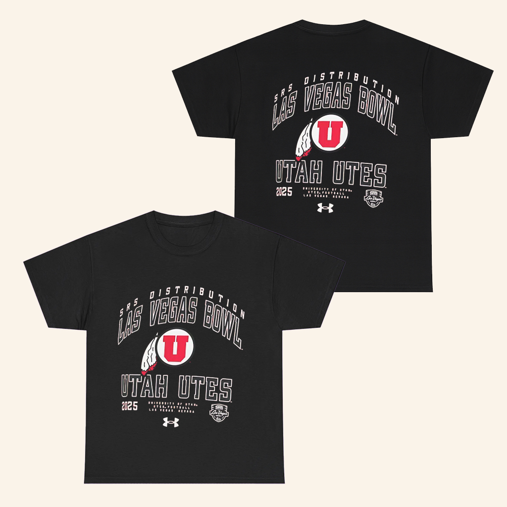 Utah Football 2025 Las Vegas Bowl Logo T-Shirt Utah Football Merch Gifts For Boyfriend Utah Football 2025 Las Vegas Bowl Logo T-Shirt Utah Football Merch Gifts For Boyfriend