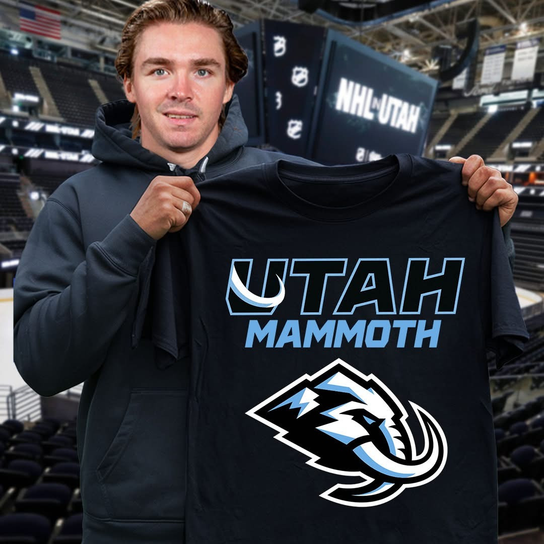Utah Mammoth Merch T-Shirt Utah Hockey Club Apparel Best Gifts For Hockey Lovers Fans