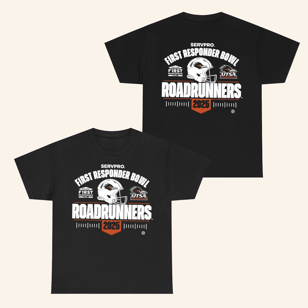 UTSA Football Servpro First Responder Bowl 2025 T-Shirt UTSA Football Merch Gifts For Dad UTSA Football Servpro First Responder Bowl 2025 T-Shirt UTSA Football Merch Gifts For Dad
