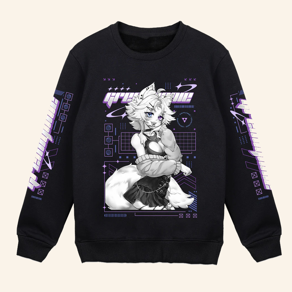 Uwumarket Merch Gremlynnie Fluffy And Rowdy Crewneck Sweatshirt Gifts For Her Uwumarket Merch Gremlynnie Fluffy And Rowdy Crewneck Sweatshirt Gifts For Her