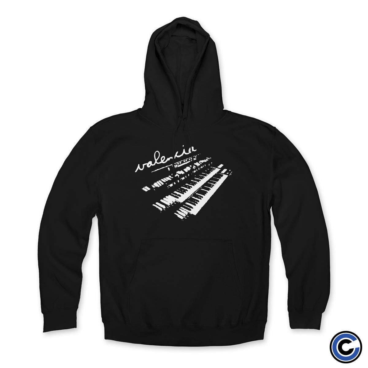 Valencia Merch Piano Hoodie Valencia Hoodie