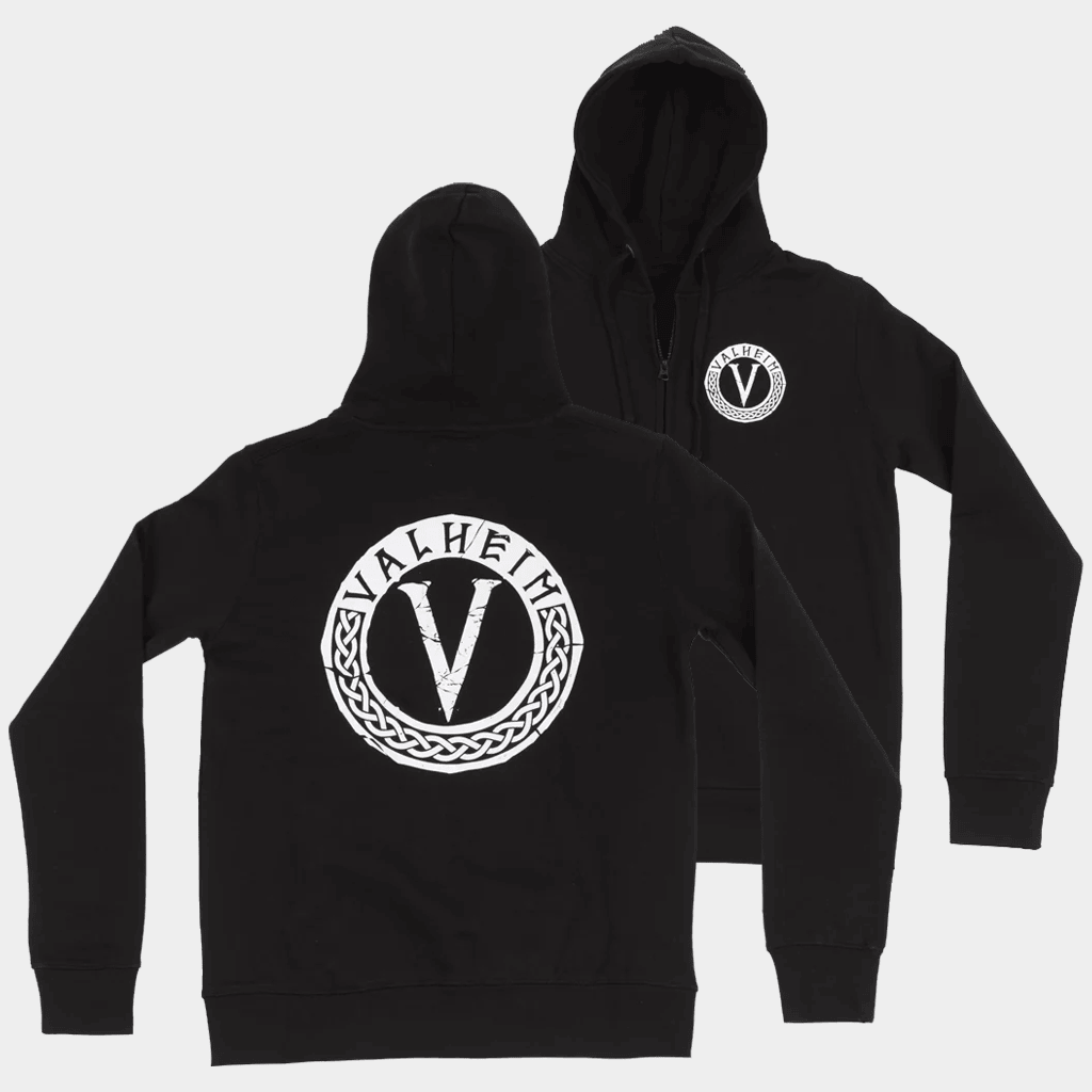 Valheim Merch Valheim Emblem Zipper Hoodie Birthday Gift For Him Valheim Merch Valheim Emblem Zipper Hoodie Birthday Gift For Him