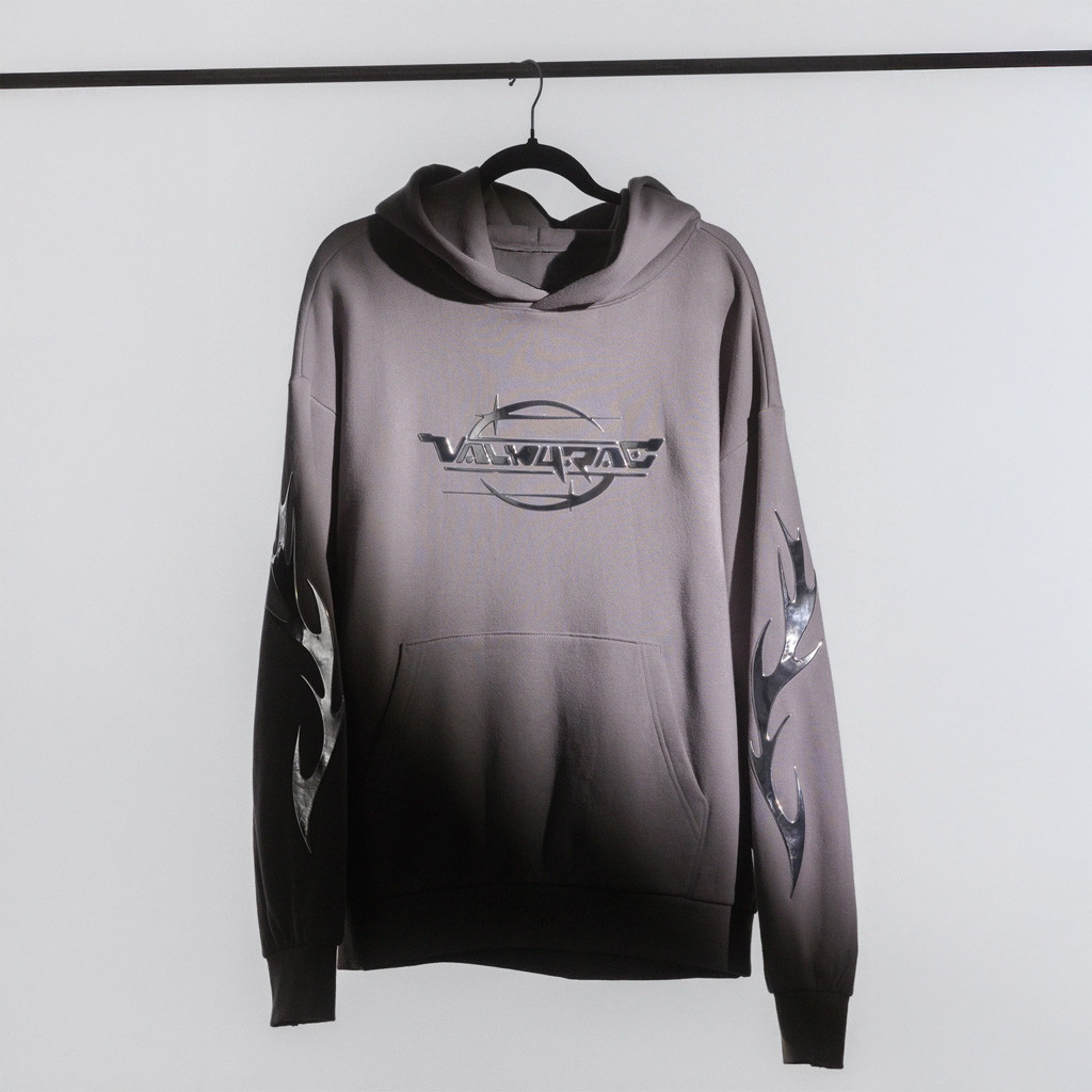 Valkyrae Merch Chrome Gray Hoodie Christmas Gifts For Boyfriend