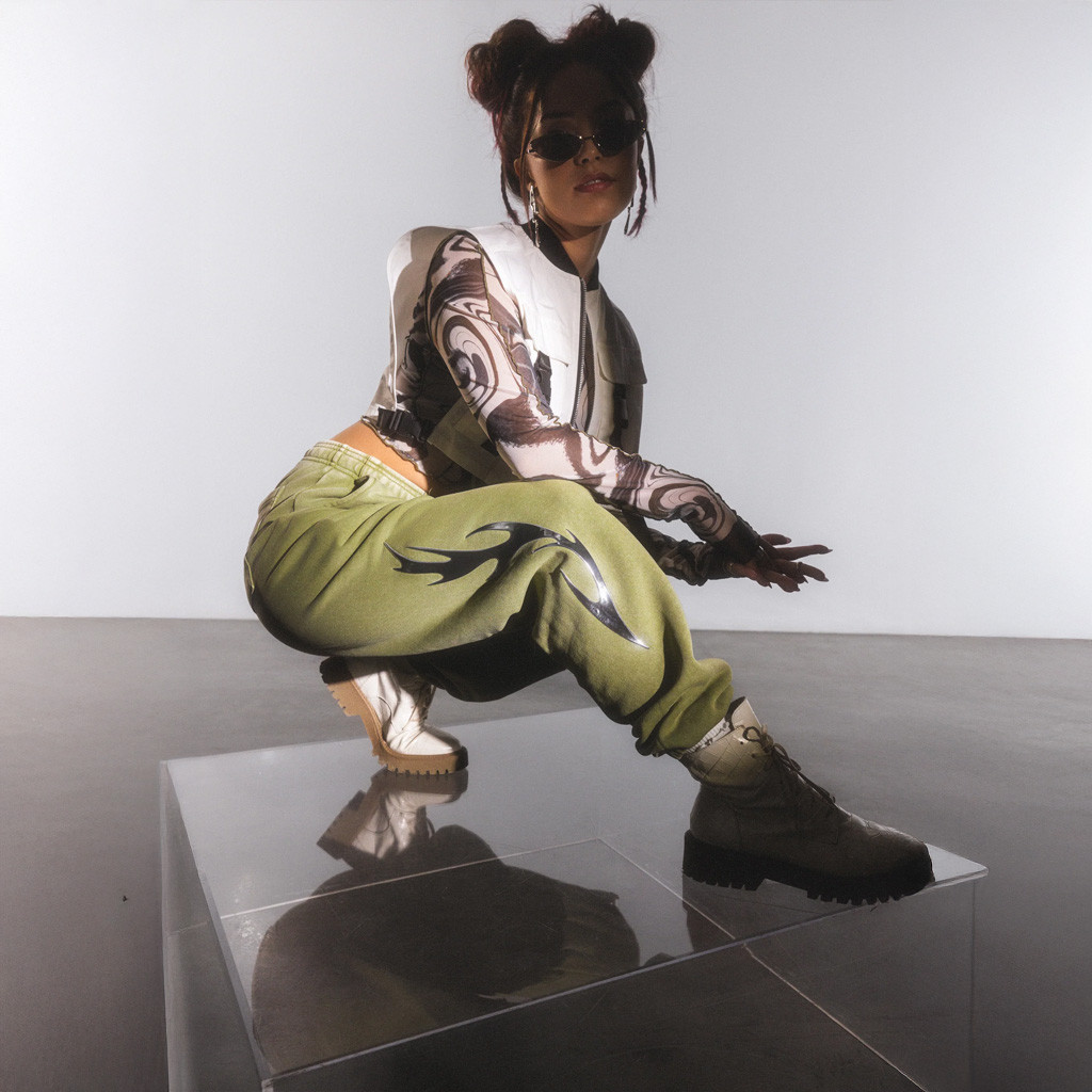 Valkyrae Merch Chrome Green Sweatpants Christmas Gift Ideas For Her