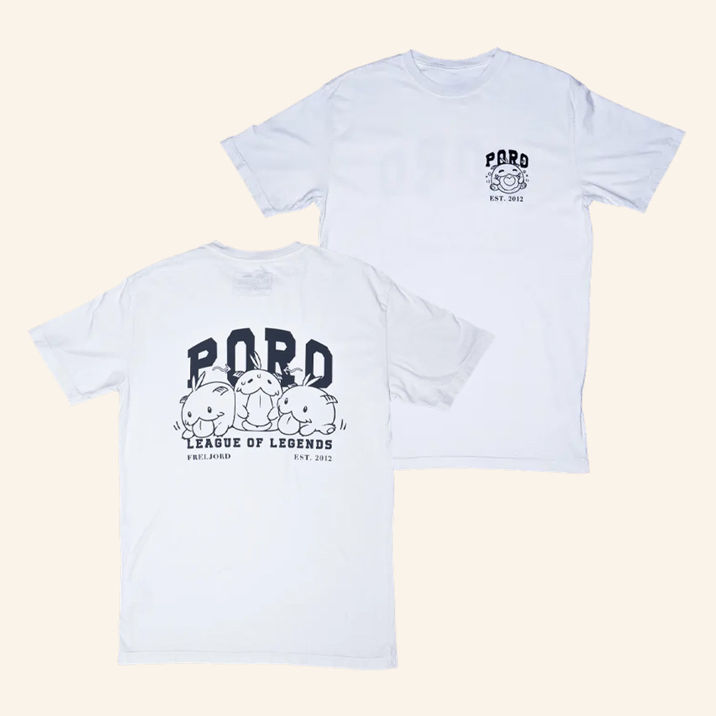 Valorant Merch Poro Chibi League Of Legends T-Shirt Christmas Presents For Gamers Valorant Merch Poro Chibi League Of Legends T-Shirt Christmas Presents For Gamers