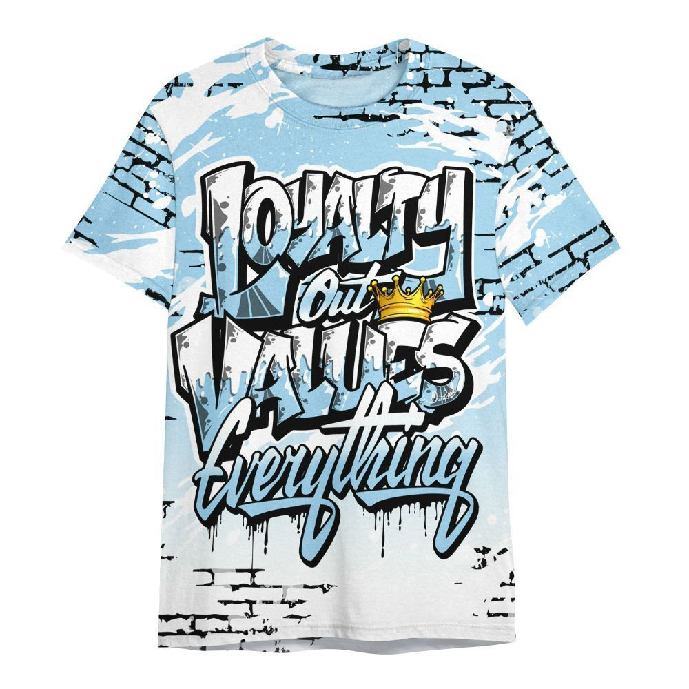 Values Of Loyalty Drip Legend Blue 11s T-Shirt Funny Father's Day Gifts