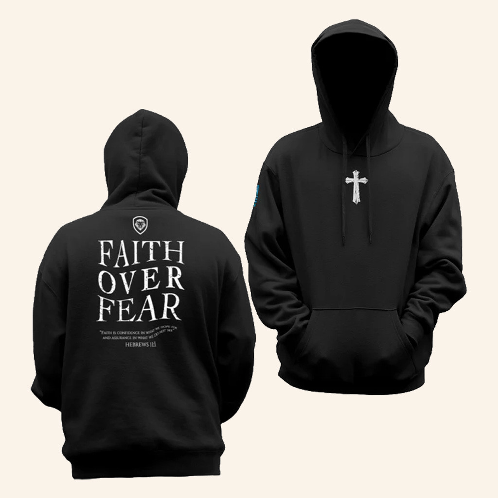 Valuetainment Merch Faith Over Fear VT Black Hoodie Christmas Gifts For Dad Valuetainment Merch Faith Over Fear VT Black Hoodie Christmas Gifts For Dad
