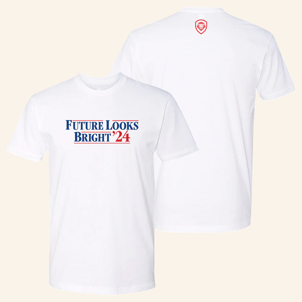 Valuetainment Merch Future Looks Bright White T-Shirt Best Gifts For Boyfriend