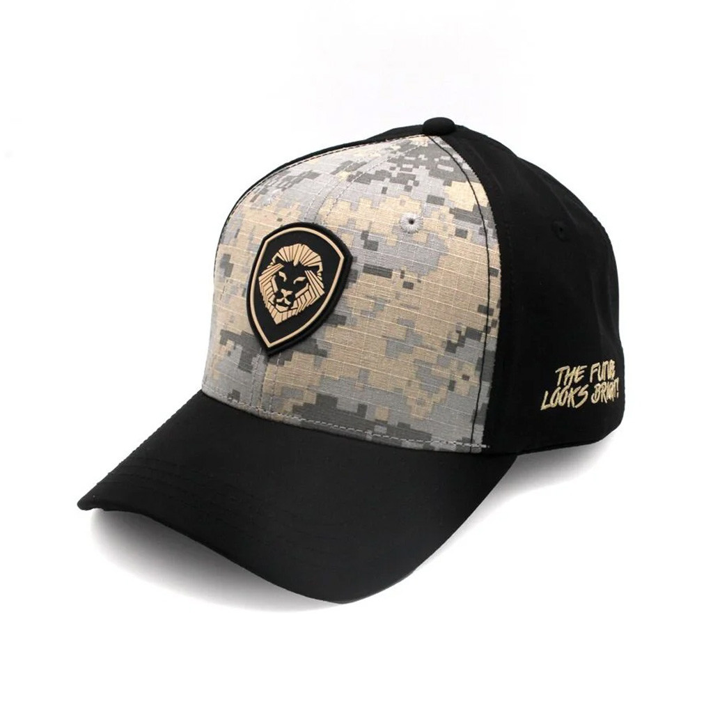 Valuetainment Merch Lion Shield The Future Looks Bright Hat Embroidered Gifts For Husband Valuetainment Merch Lion Shield The Future Looks Bright Hat Embroidered Gifts For Husband