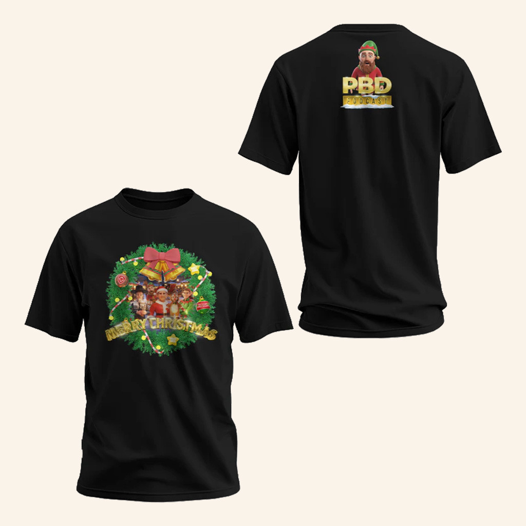 Valuetainment Merch Merry Christmas PBD Podcast Team T-Shirt Xmas Gifts For Husband Valuetainment Merch Merry Christmas PBD Podcast Team T-Shirt Xmas Gifts For Husband