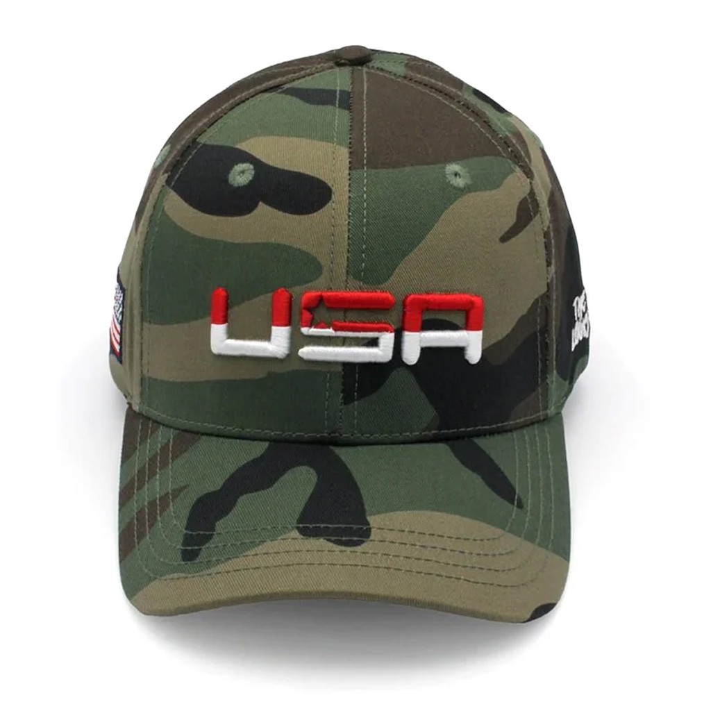 Valuetainment Merch USA The Future Looks Bright Camo Embroidered Hat Gifts For Dad Valuetainment Merch USA The Future Looks Bright Camo Embroidered Hat Gifts For Dad