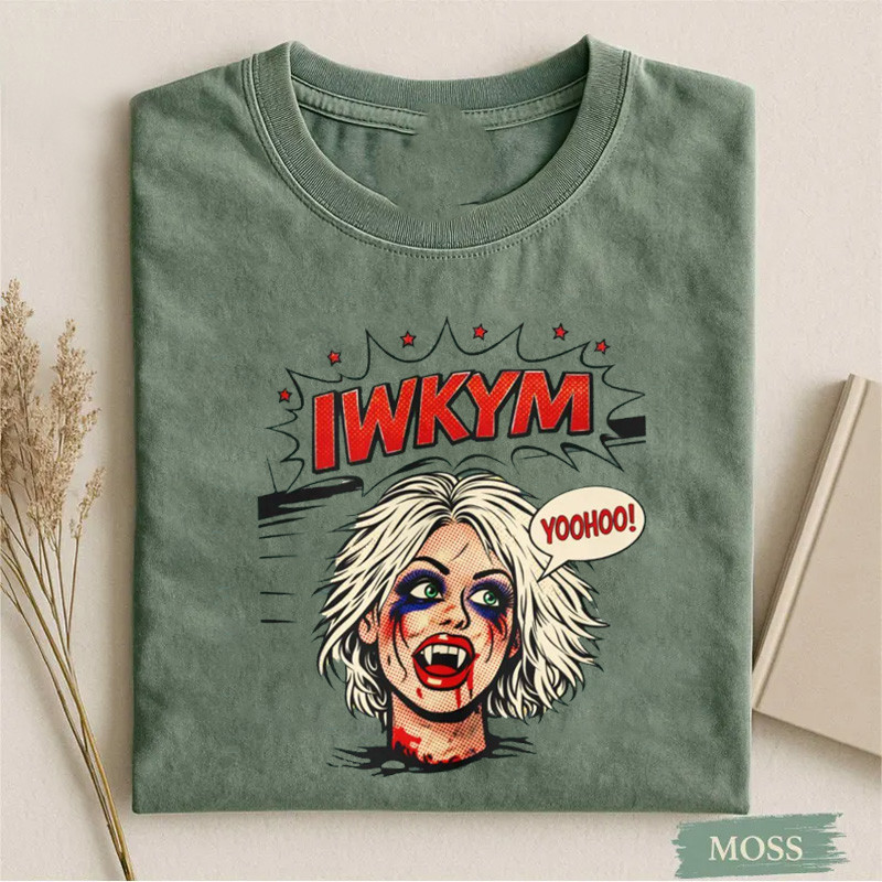 Vampire Head IWYKM Yoohoo T-Shirt Vampire Graphic Tee Apparel Gifts For Her