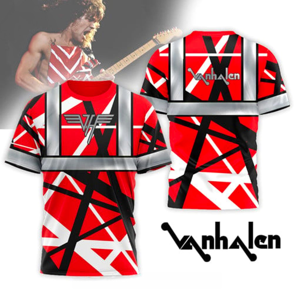 Van Halen Hi-Vis Safety T-Shirt Van Halen Merch Best Gifts For Music Lovers