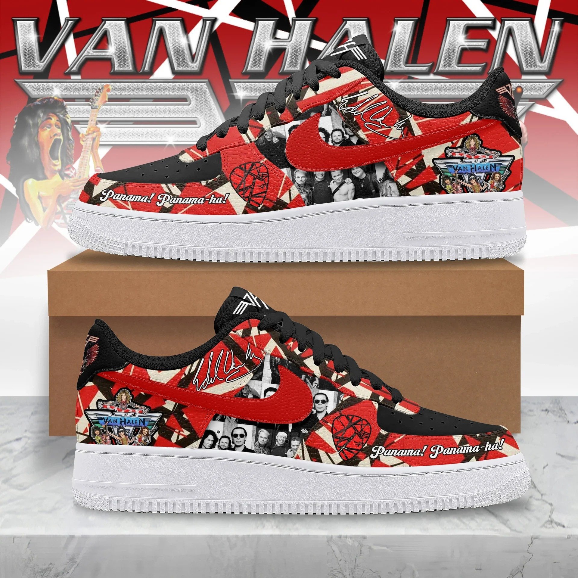 Van Halen Panamaha AF 1 Sneaker Music Gift Ideas For Guys
