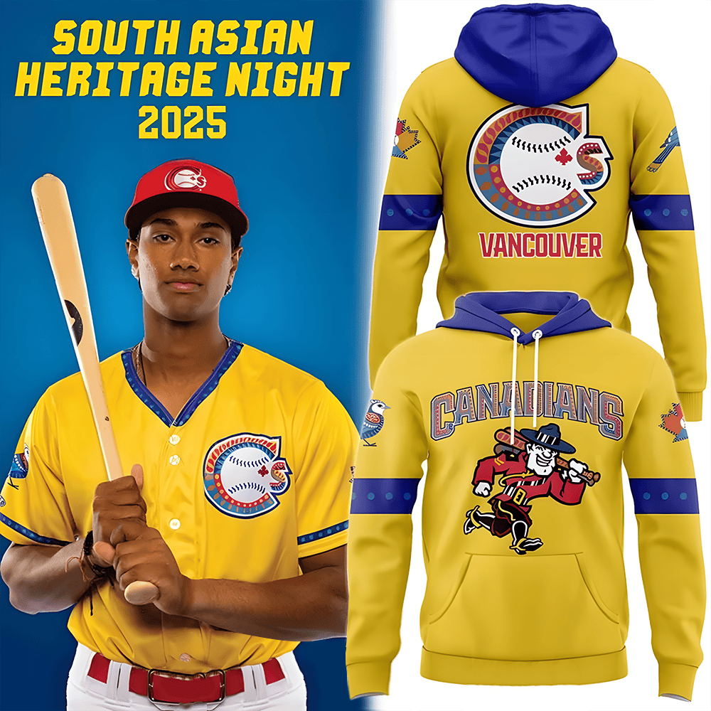 Vancouver Canadians South Asian Heritage Night 2025 Hoodie Gifts For Fans