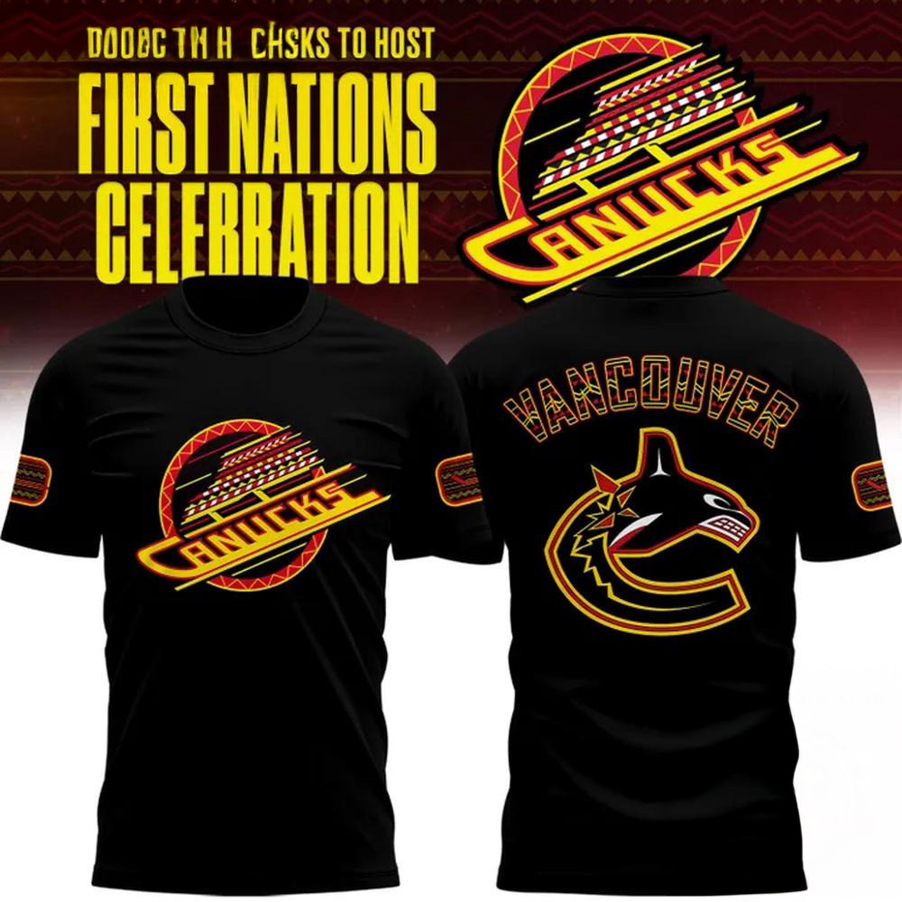Vancouver Canucks First Nations Celebration Shirt Unique Gifts For Hockey Fans