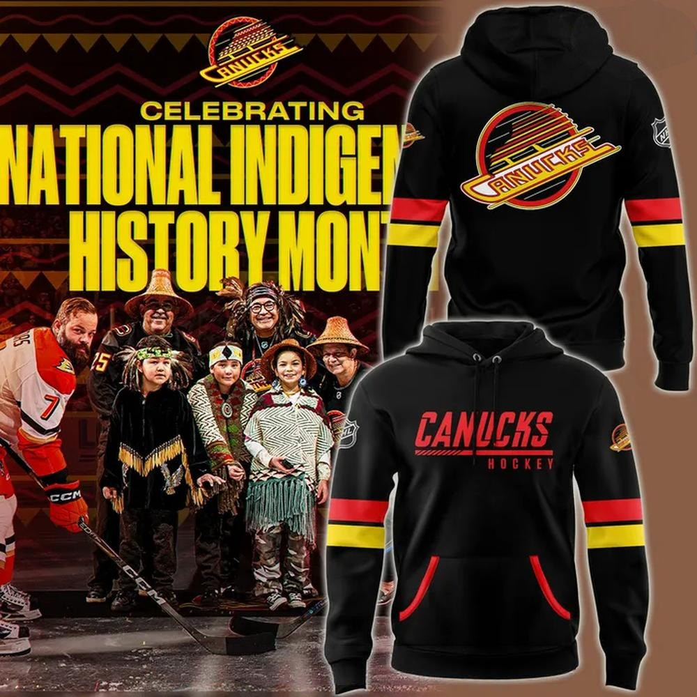 Vancouver Canucks National Indigenous History Month 2025 Special Hoodie Gifts For Hockey Fans