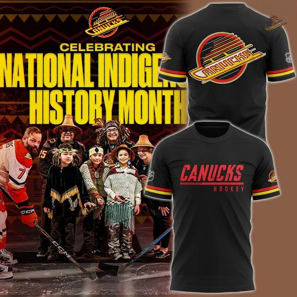 Vancouver Canucks National Indigenous History Month 2025 Special Shirt Gifts For Hockey Fans