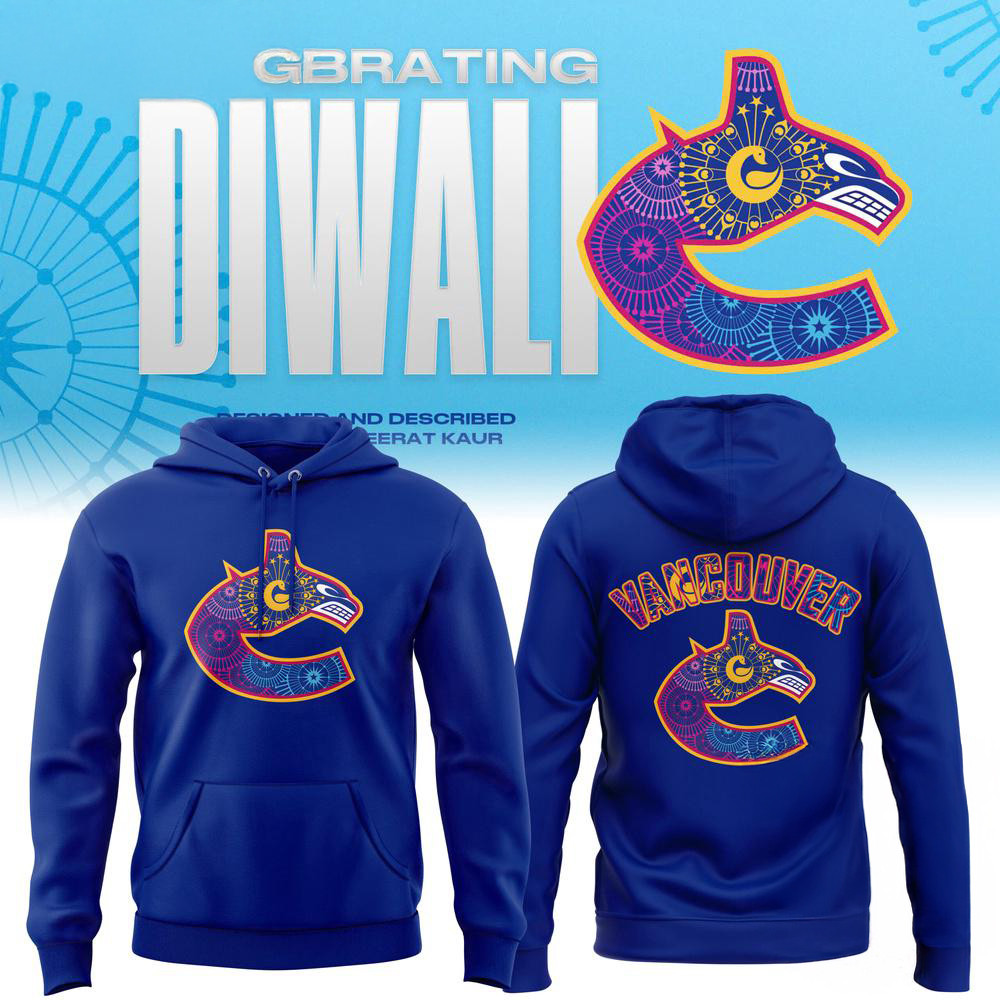Vancouver Canucks Special Diwali Night Hoodie Gift Ideas For Hockey Lovers