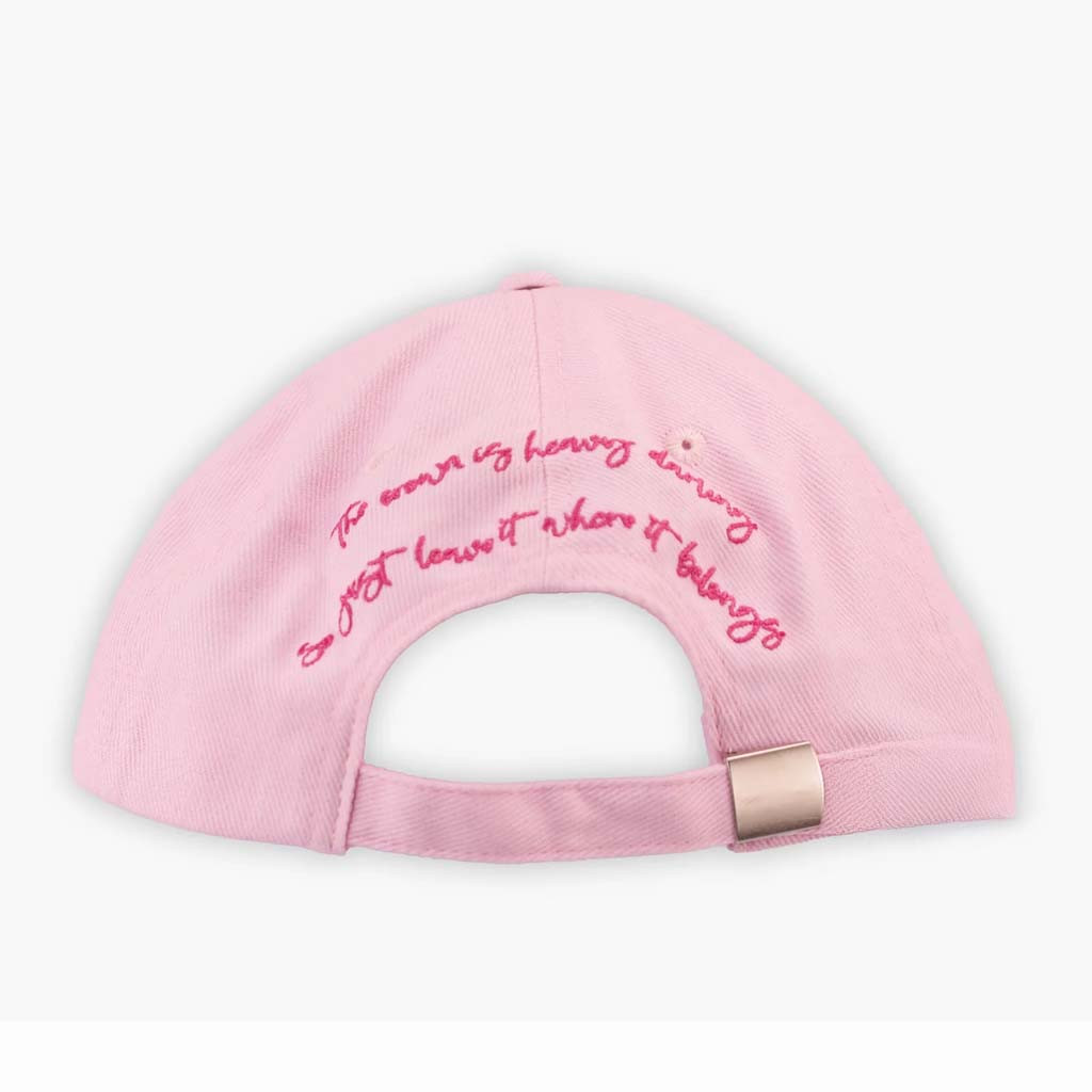 Vanderpump Merch The Crown Is Heavy Darling Pink Vanderpump Hat Embroidered Gifts For Her