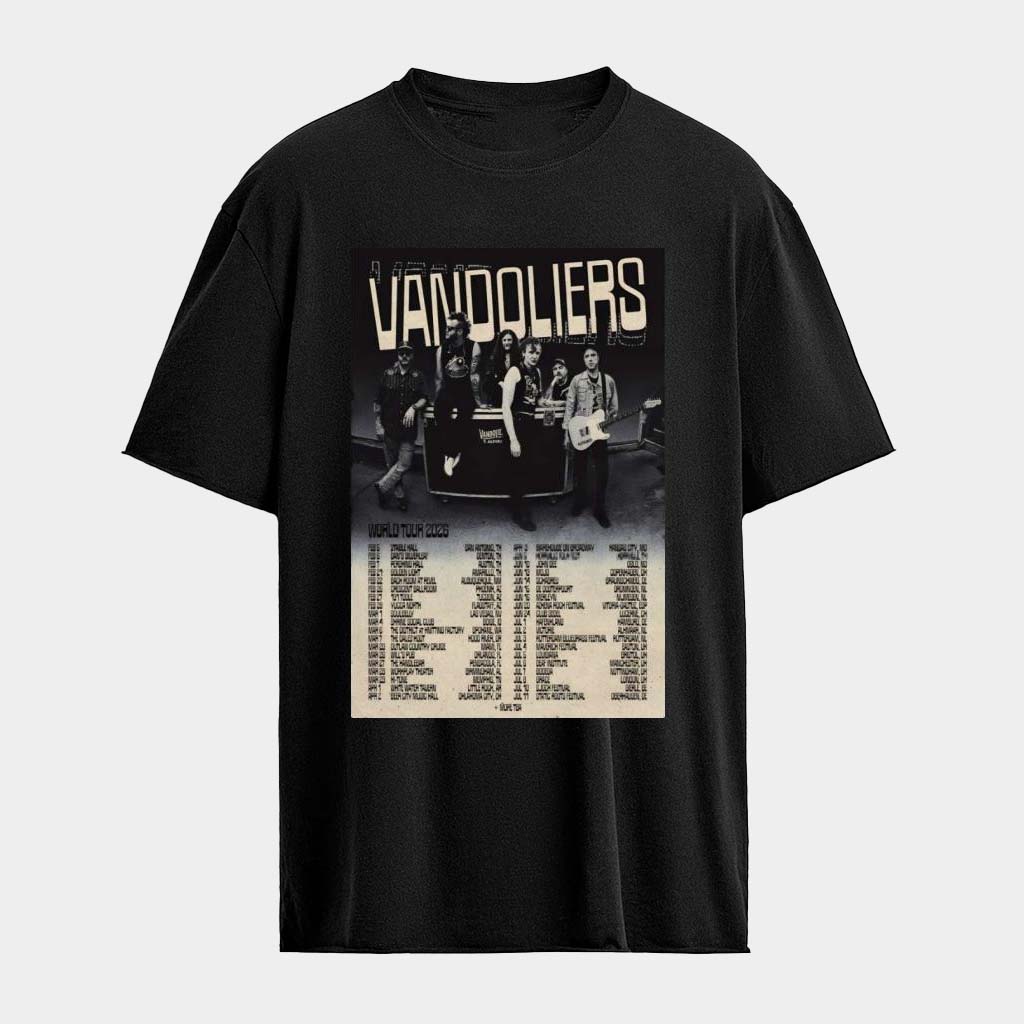 Vandoliers World Tour 2026 Dates T-shirt Vandoliers Merch Birthday Gifts for Dad