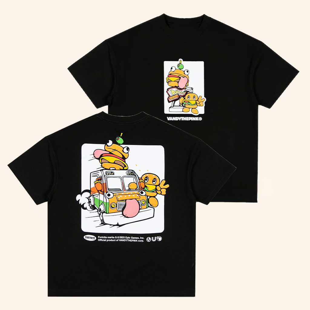 Vandy The Pink Merch Vandy X Fortnite Black Shirt Great Gifts For Husband