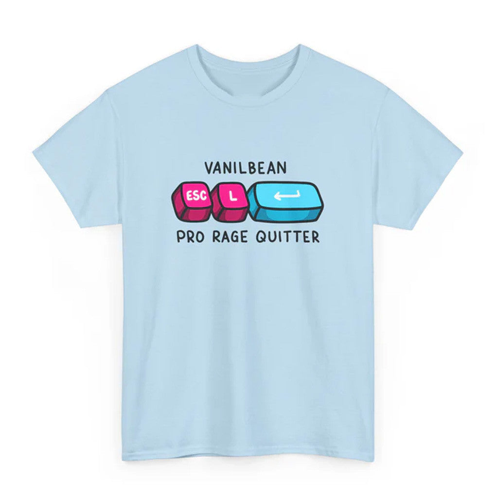 Vanilbean Merch Pro Rage Quitter T-Shirt Gifts For Wife Vanilbean Merch Pro Rage Quitter T-Shirt Gifts For Wife