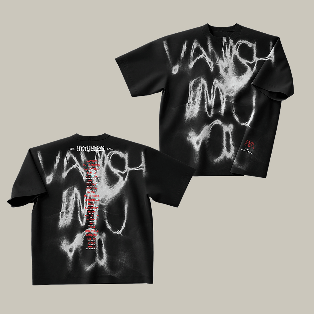 Vanish Lady Gaga T-Shirt The Mayhem Ball Tour Shirt Music Lover Gift For Fans