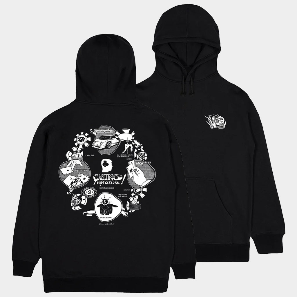Vanoss Merch Spend Money Hoodie Black Casino Temptation Hoodie Cool Gifts For Him