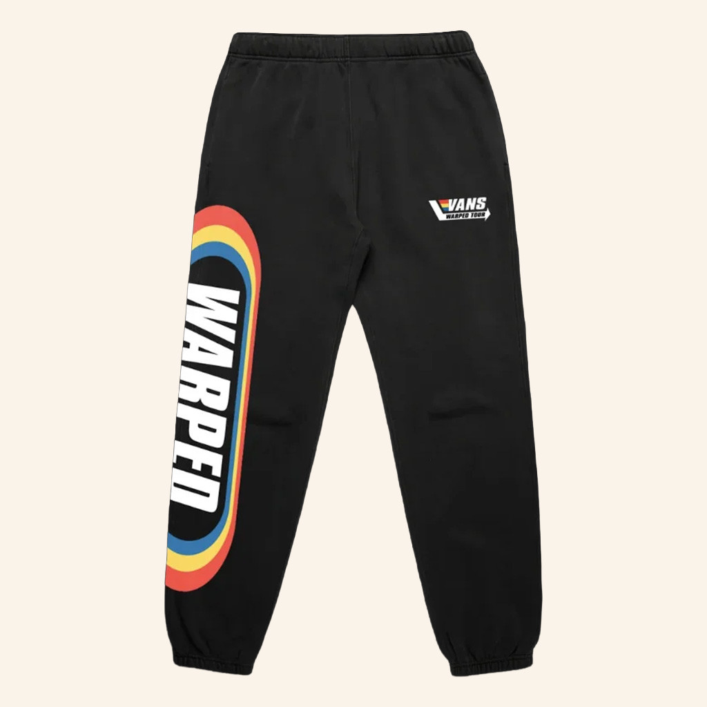 Vans Warped Merch Retro Film Sweatpants Vans Warped Tour Merch Gifts For Music Fans
