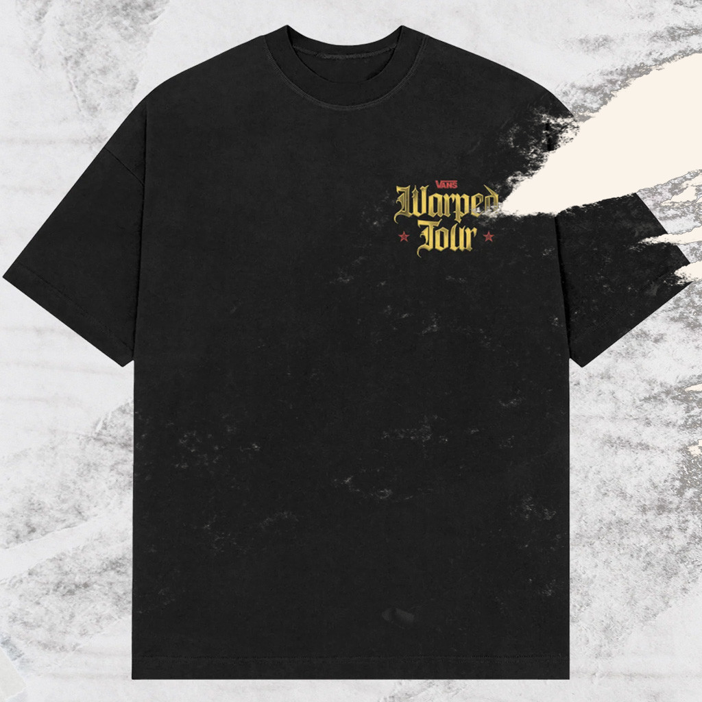 Vans Warped Merch Straight From The LBC T-Shirt Presents For Music Lovers