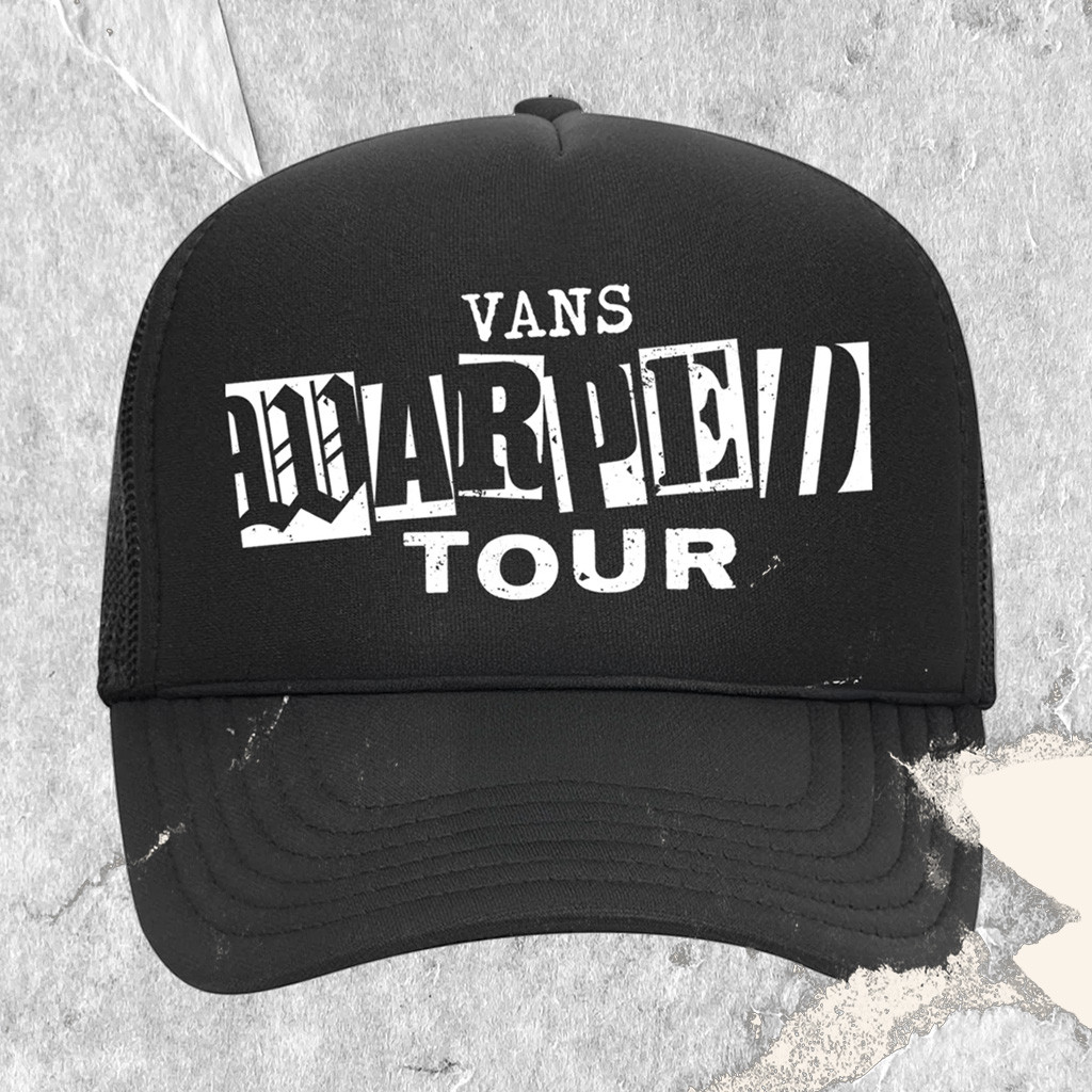 Vans Warped Merch Vans Warped Tour Trucker Hat Music Lover Gift Ideas For Him
